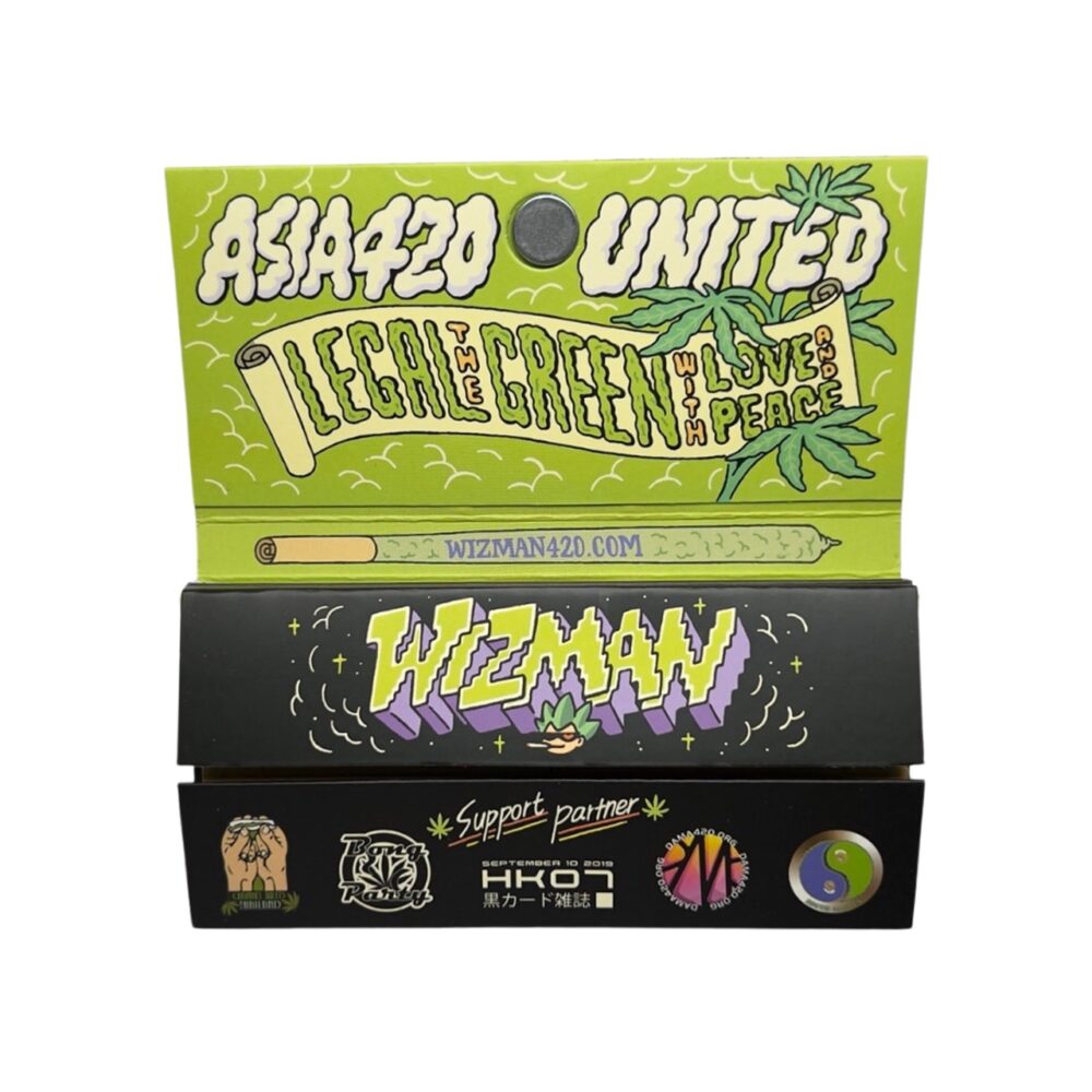 Wizman | Asia 420 United - KSS Rolling Paper w/ Tip | 15pcs