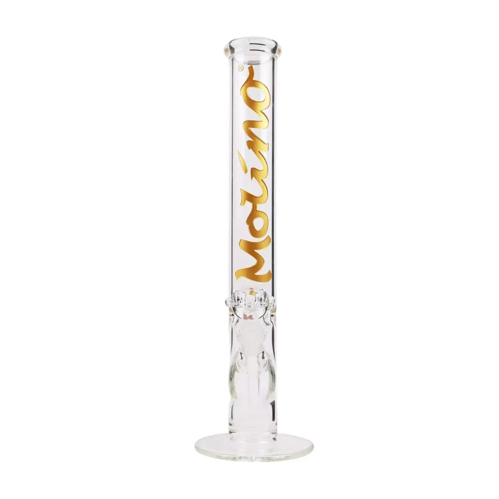 MolinoGlass | Gold - Classic Cylinder Glass Bong | 5mm - Image 4