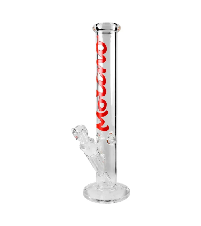 MolinoGlass | Red - Classic Cylinder Glass Bong | 5mm