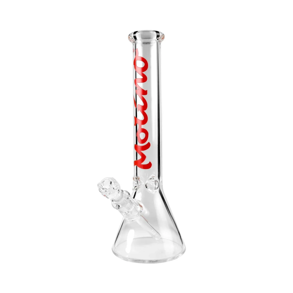 MolinoGlass | Red - Classic Beaker Glass Bong | 7mm