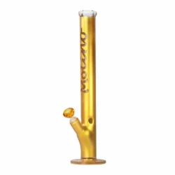 MolinoGlass | Gold Finger - Coated Cylinder Glass Bong | 7mm
