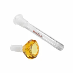 MolinoGlass | Gold Finger - Coated Cylinder Glass Bong | 7mm - Image 6