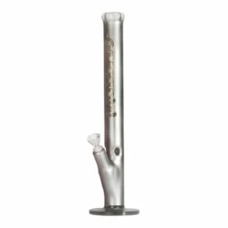 MolinoGlass | Silver Haze - Coated Cylinder Glass Bong | 7mm