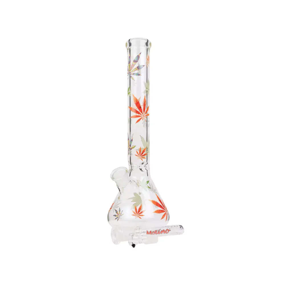 MolinoGlass | Multi Leaves - Beaker Glass Bong | 7mm - Image 4