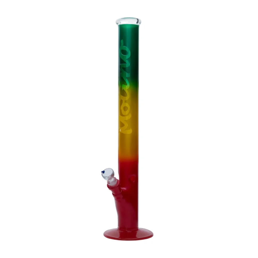 MolinoGlass | Rasta - Coated Cylinder Glass Bong | 7mm