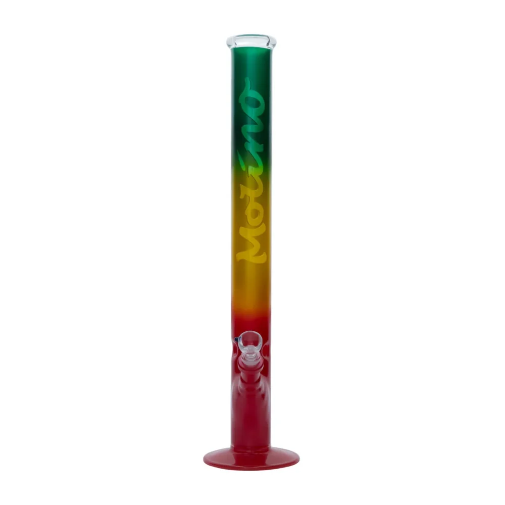 MolinoGlass | Rasta - Coated Cylinder Glass Bong | 7mm - Image 3