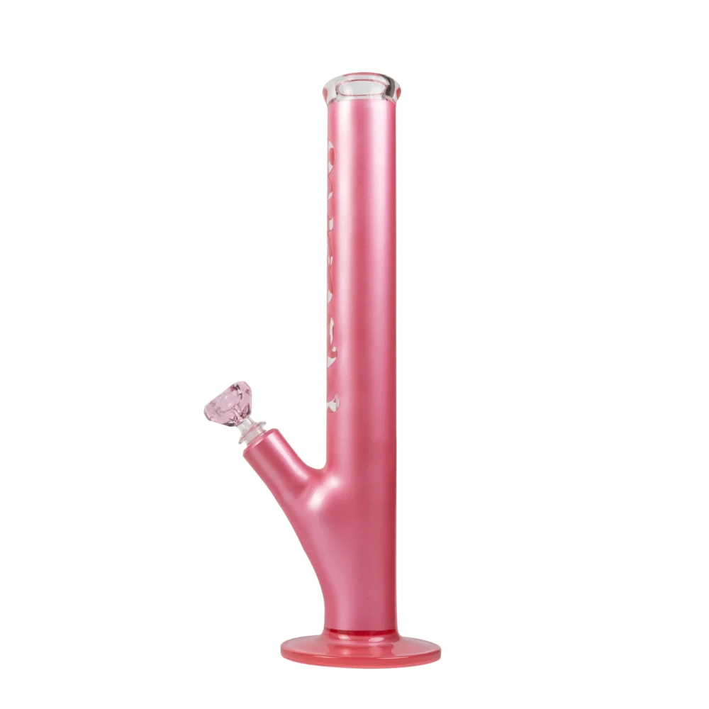 MolinoGlass | Pink Panther - Coated Cylinder Glass Bong | 7mm - Image 2