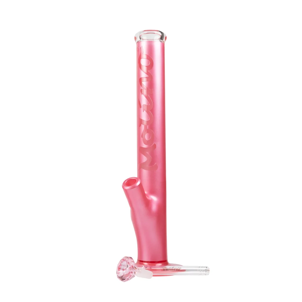 MolinoGlass | Pink Panther - Coated Cylinder Glass Bong | 7mm - Image 4