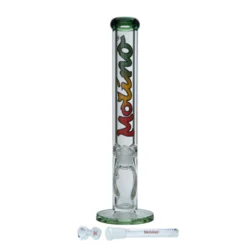 MolinoGlass | Rasta - Cylinder Glass Bong | 9mm - Image 3