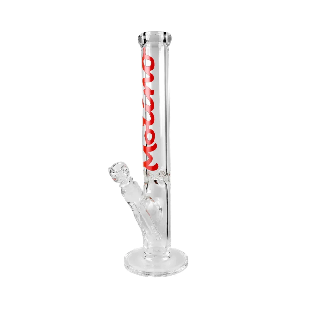MolinoGlass | Red - Cylinder Glass Bong | 9mm