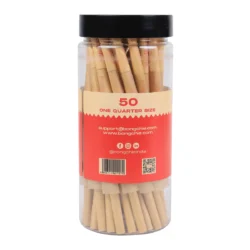 Bongchie | Unbleached - 1 1/4 Pre Rolled Cone | 50pcs - Image 2