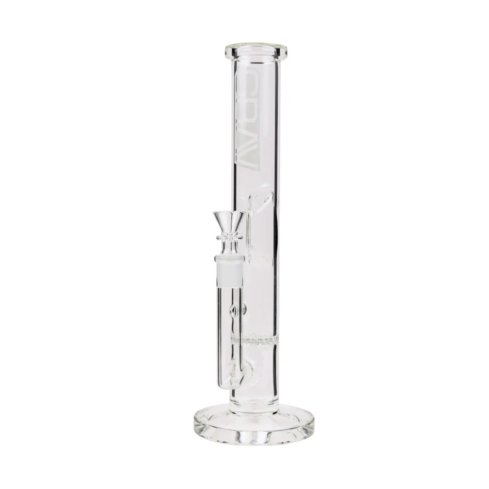 Grav | White - Stemless Percolator Glass Bong