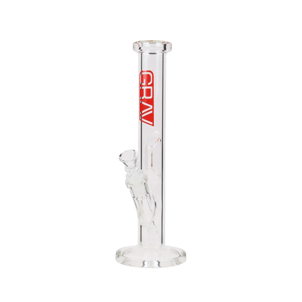 Grav | Red - Classic Cylinder Glass Bong
