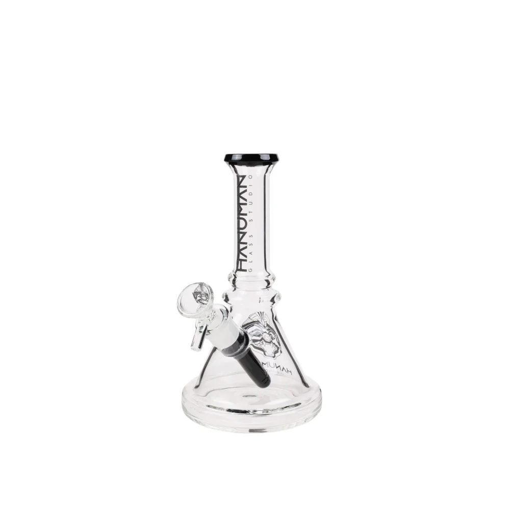 Hanuman | Black Mini Beaker - Glass Bong
