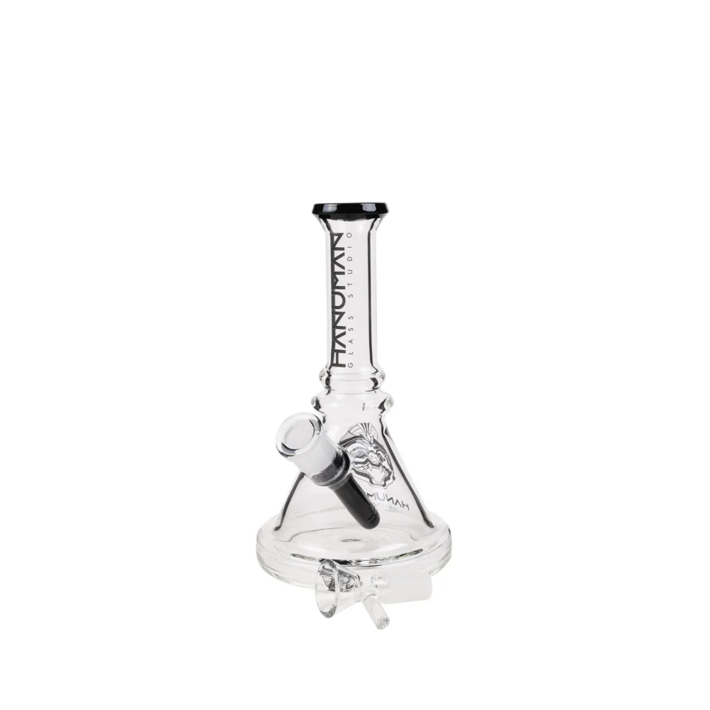 Hanuman | Black Mini Beaker - Glass Bong - Image 4