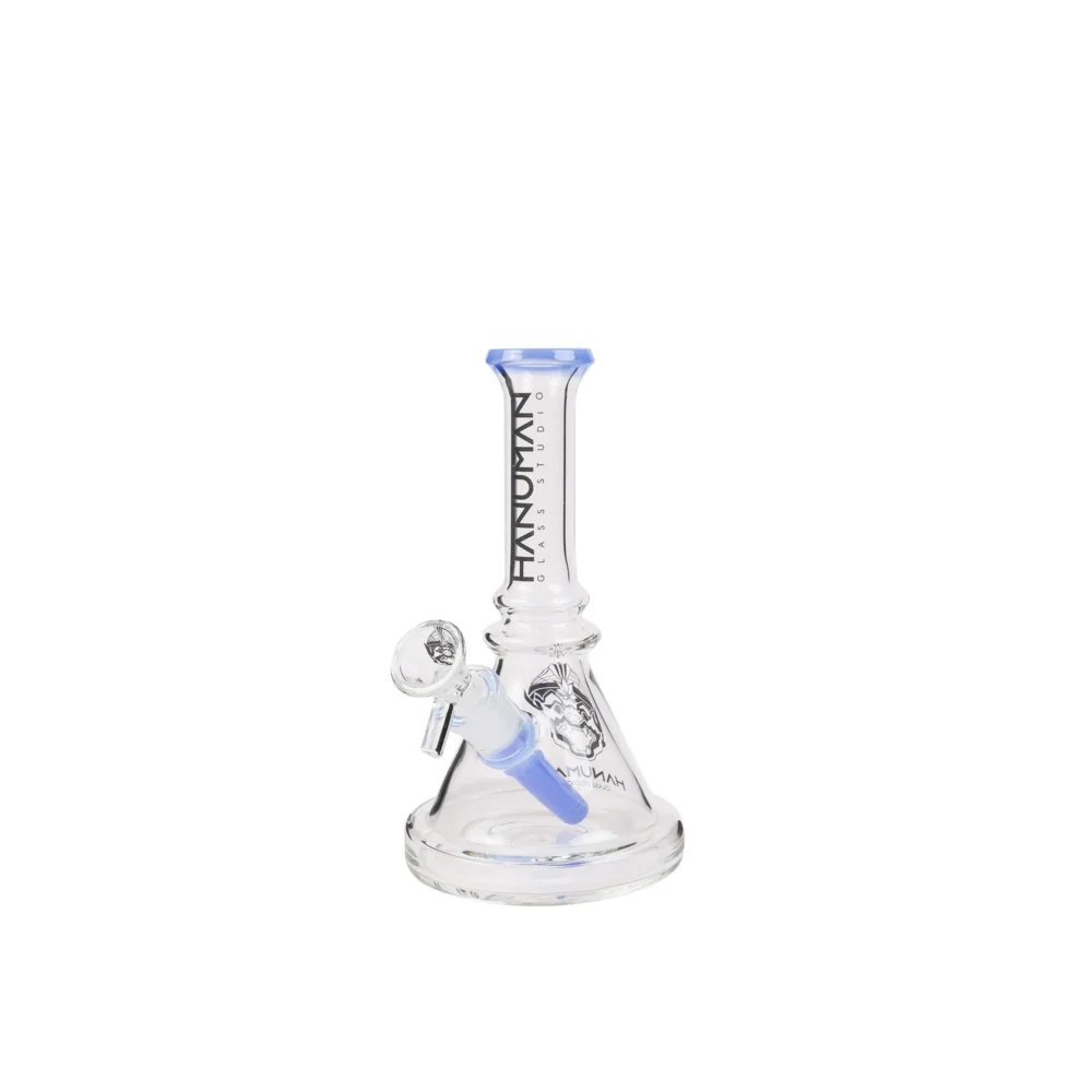 Hanuman | Blue Mini Beaker - Glass Bong