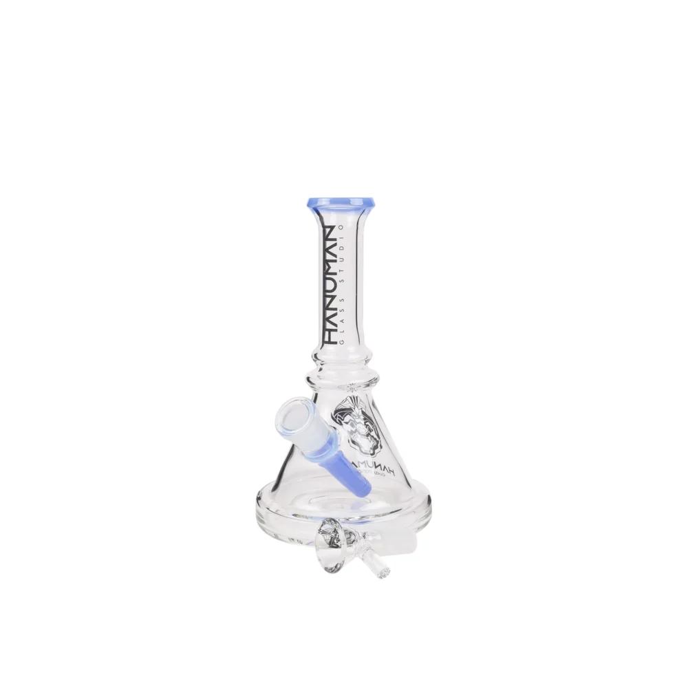 Hanuman | Blue Mini Beaker - Glass Bong - Image 2