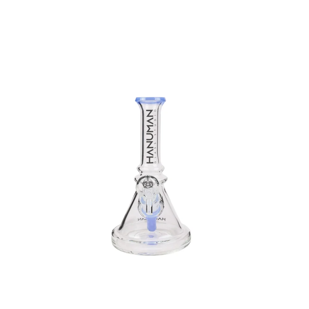 Hanuman | Blue Mini Beaker - Glass Bong - Image 3