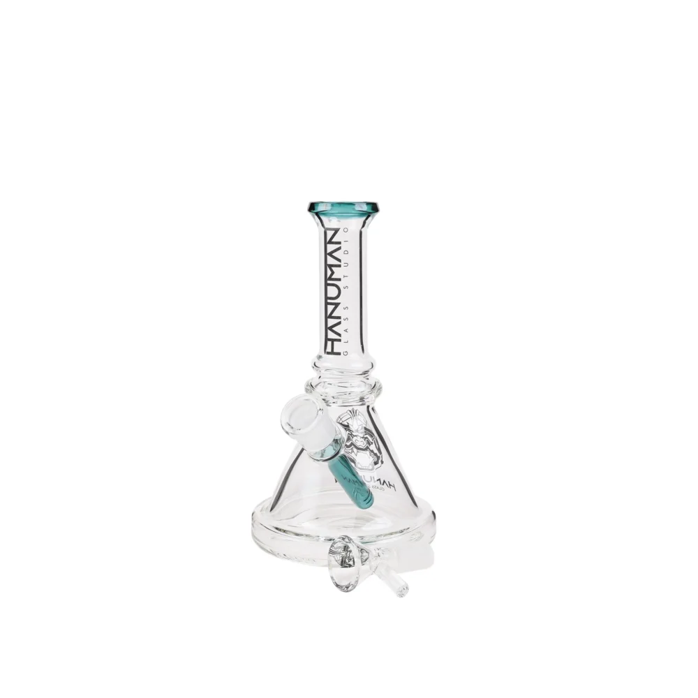 Hanuman | Green Mini Beaker - Glass Bong - Image 2