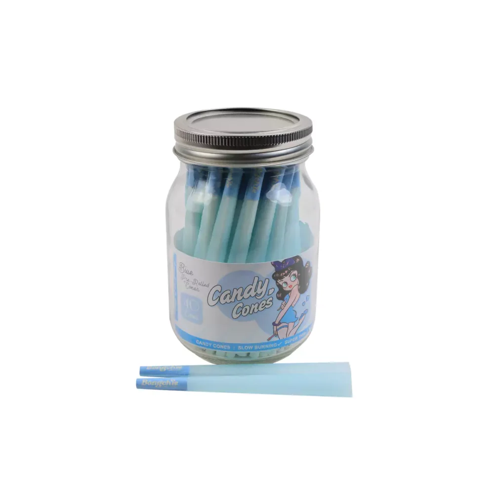 Leaf | Candy Cone Blue | KingSize | 40pcs - Image 2