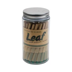 Leaf | Pre Rolled Cone | 1 1/4 Unbleached | 80pcs