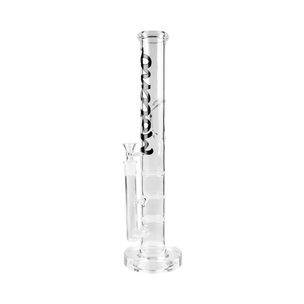 MolinoGlass | Black Triple Disc - Stemless Percolator Bong