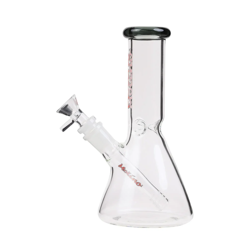 MolinoGlass | Tiny Gray - Beaker Glass Bong - Image 4
