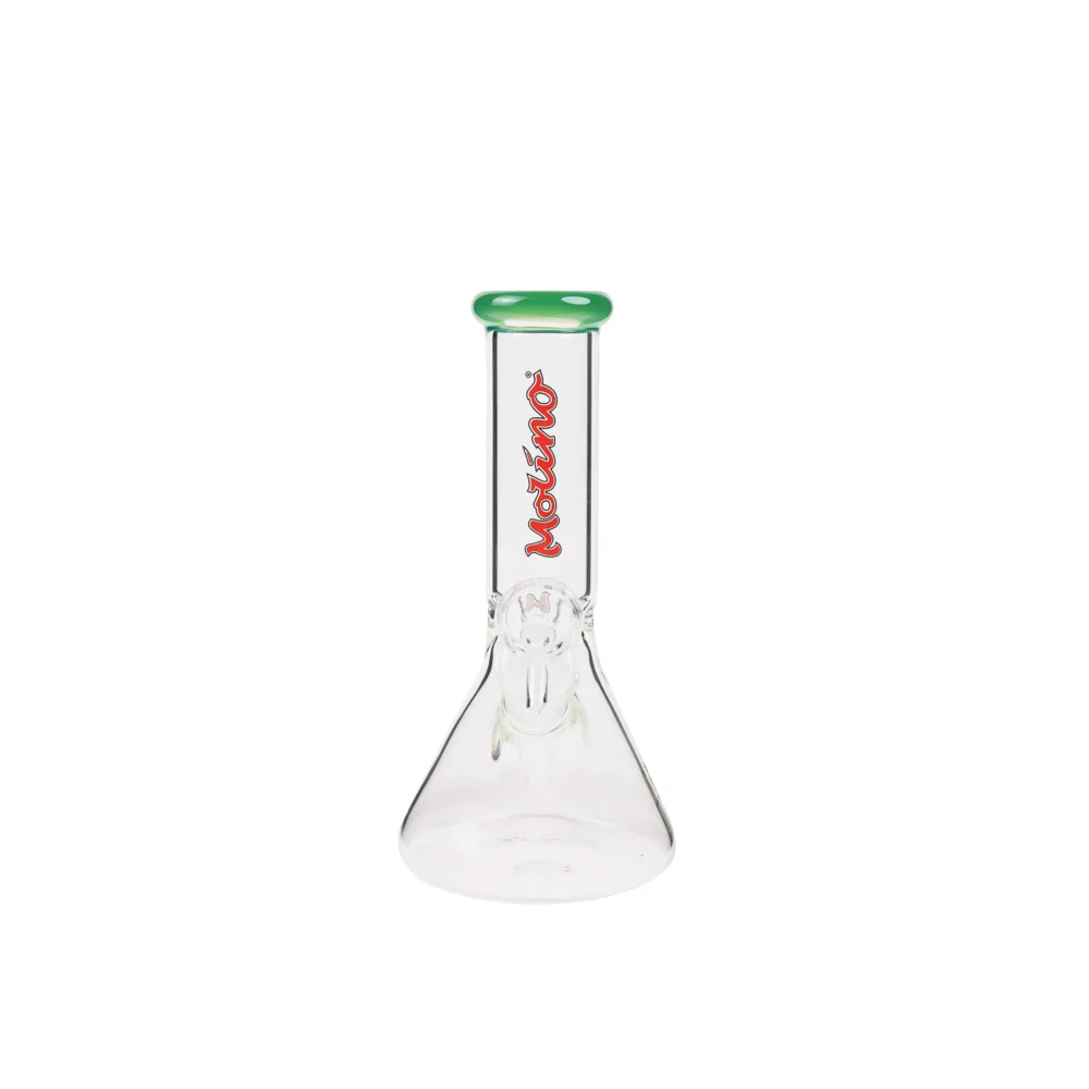 MolinoGlass | Tiny Jade Green - Beaker Glass Bong - Image 3
