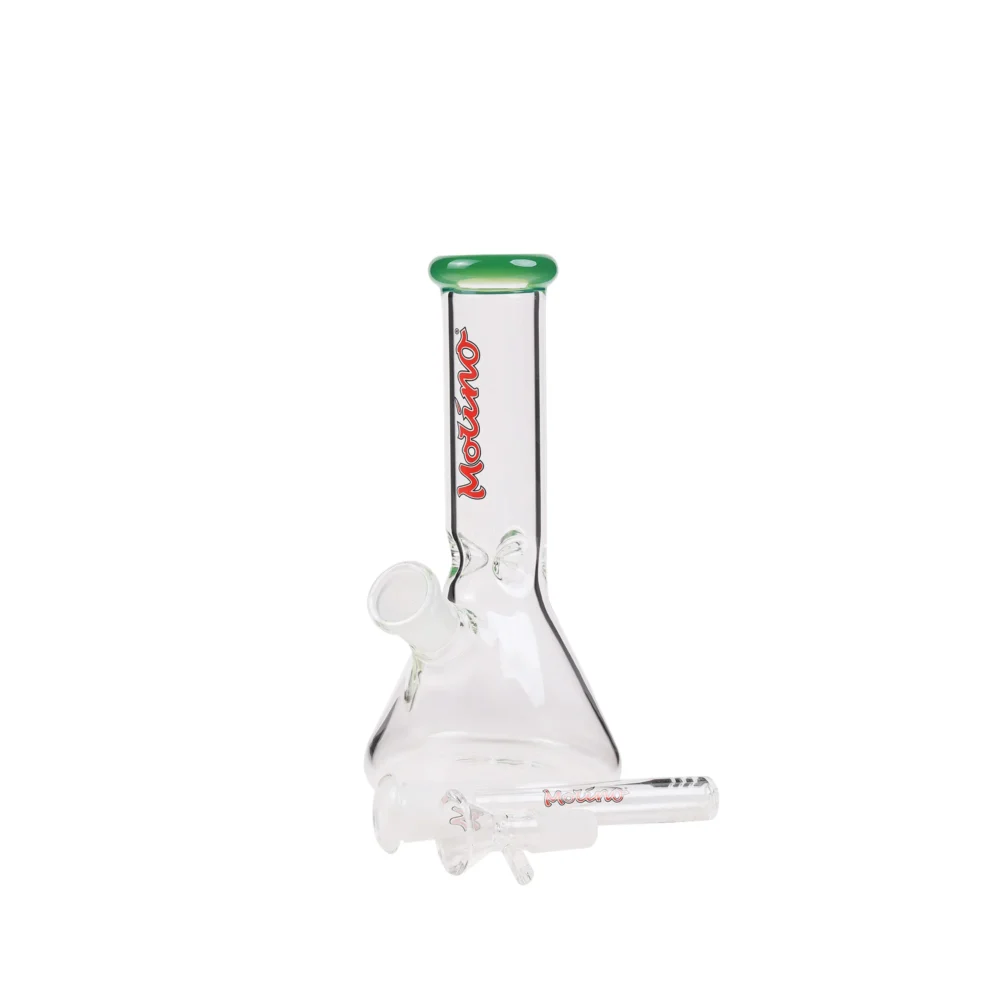 MolinoGlass | Tiny Jade Green - Beaker Glass Bong - Image 4