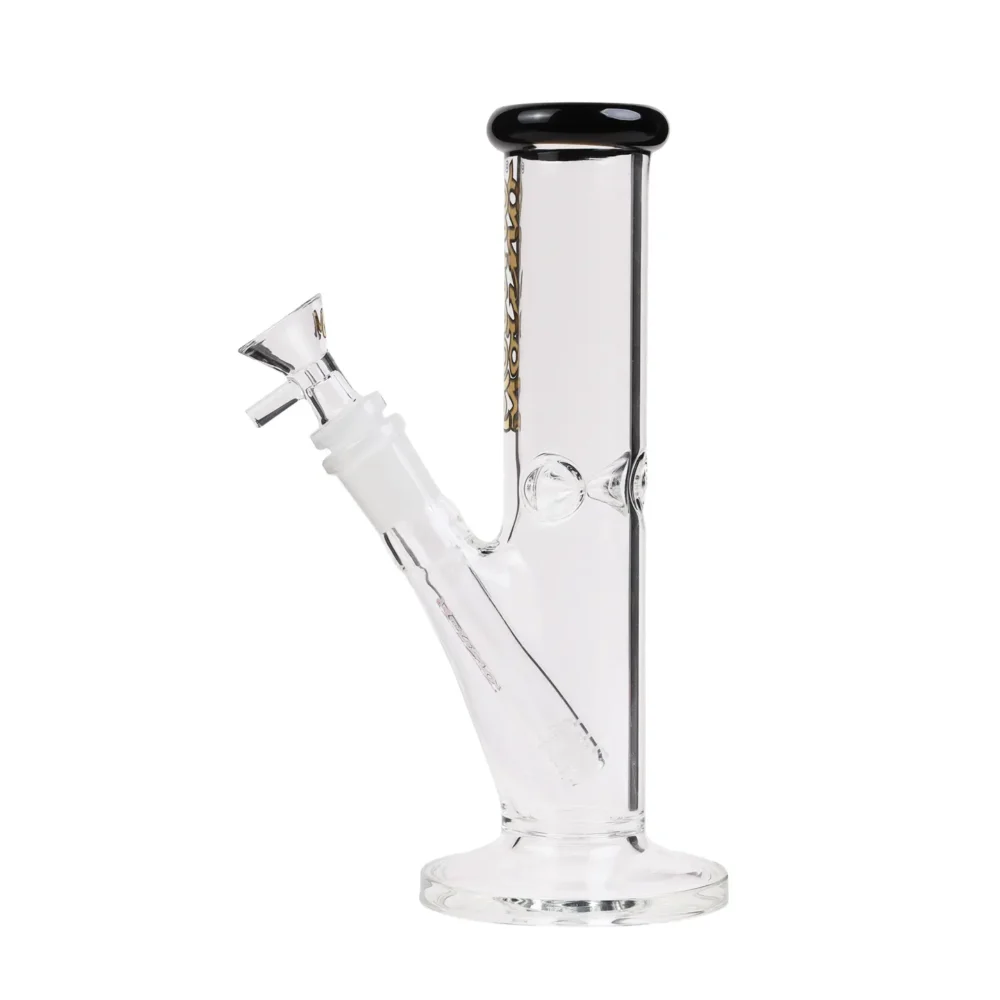 MolinoGlass | Tiny Golden Black - Cylinder Glass Bong - Image 4