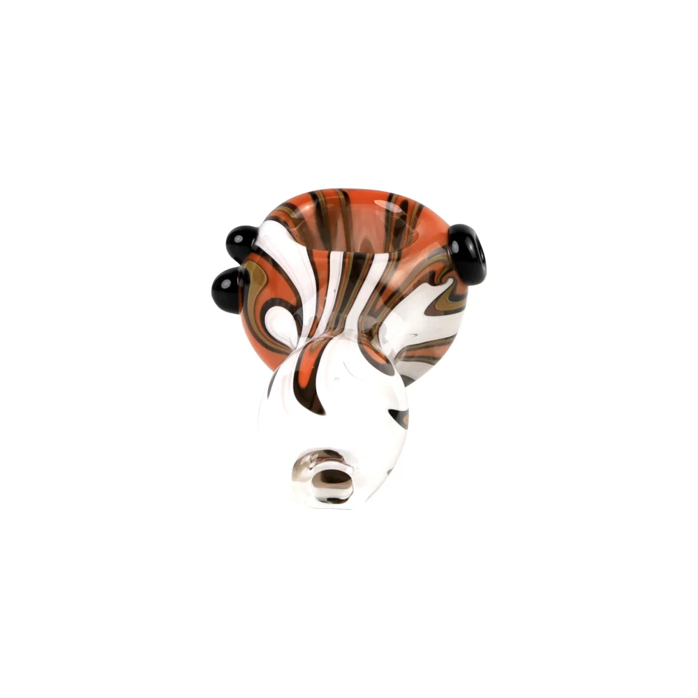 MolinoGlass | Orange White - Glass Pipe - Image 4