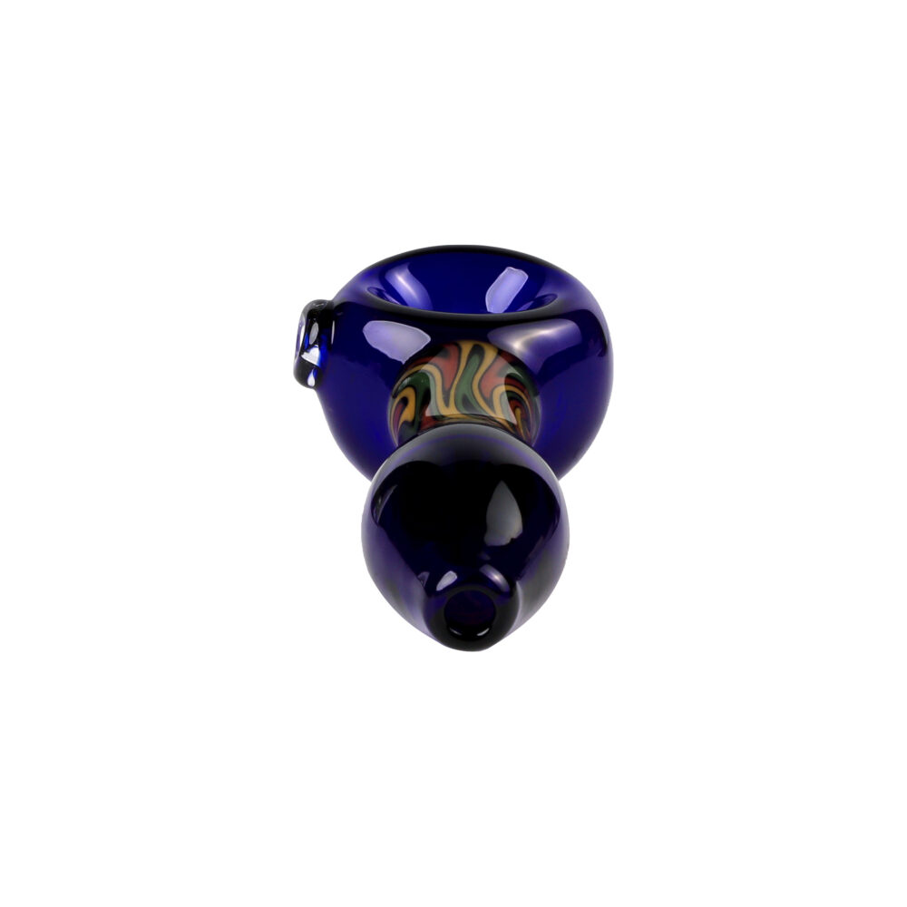 MolinoGlass | Blue Rasta - Glass Pipe - Image 4