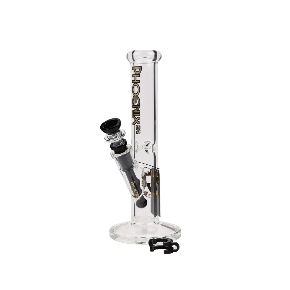 Phoenix | Black Cylinder - Glass Bong