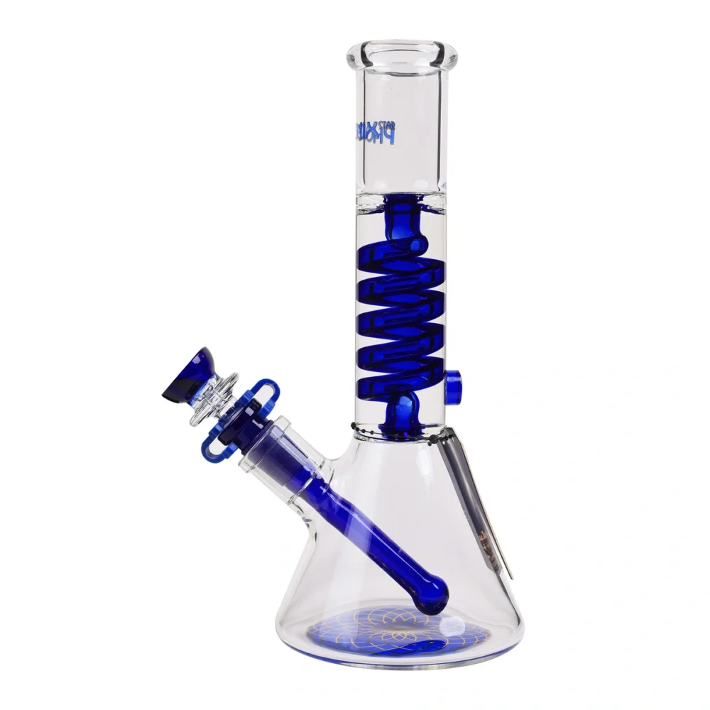 Phoenix | Blue Twist Beaker - Glass Bong - Image 2