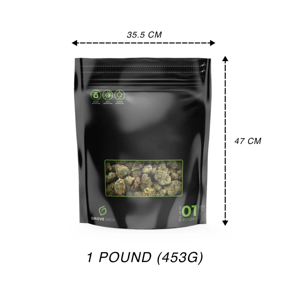 Grovebag | Window - Terploc Bag | 1lb