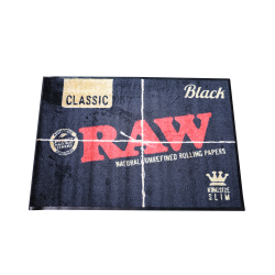 RAW | Black - Door Mat | Large