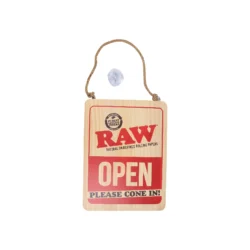 RAW | Open - Wooden Sign