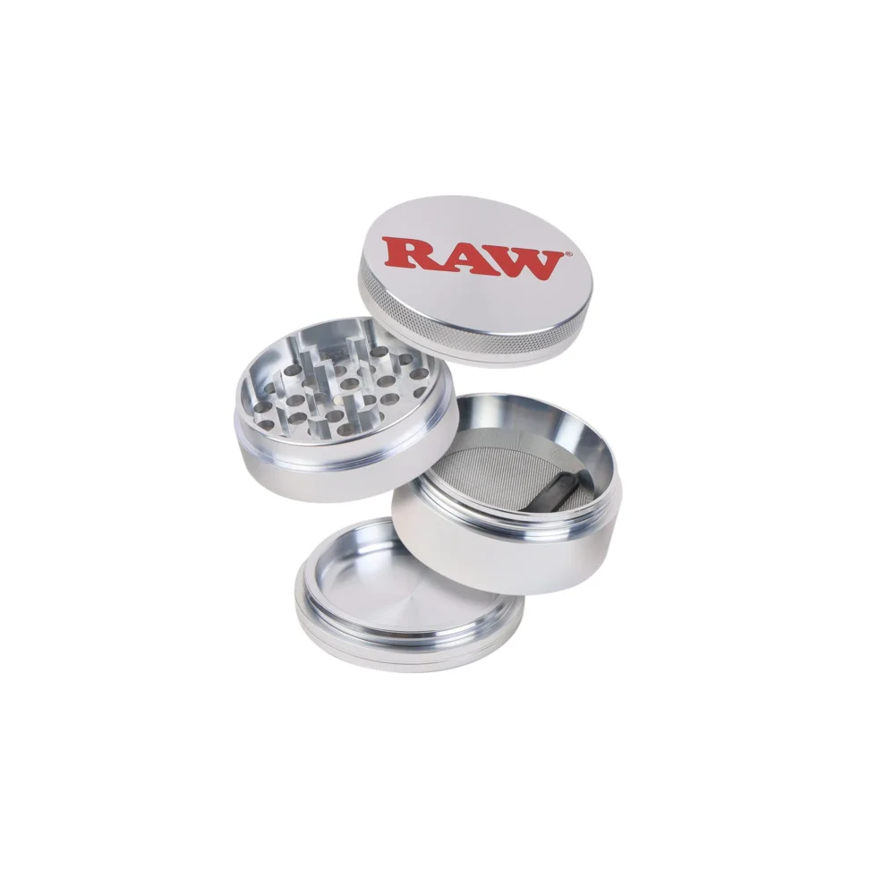 RAW | Silver 4L - Aluminium Grinder - Image 3