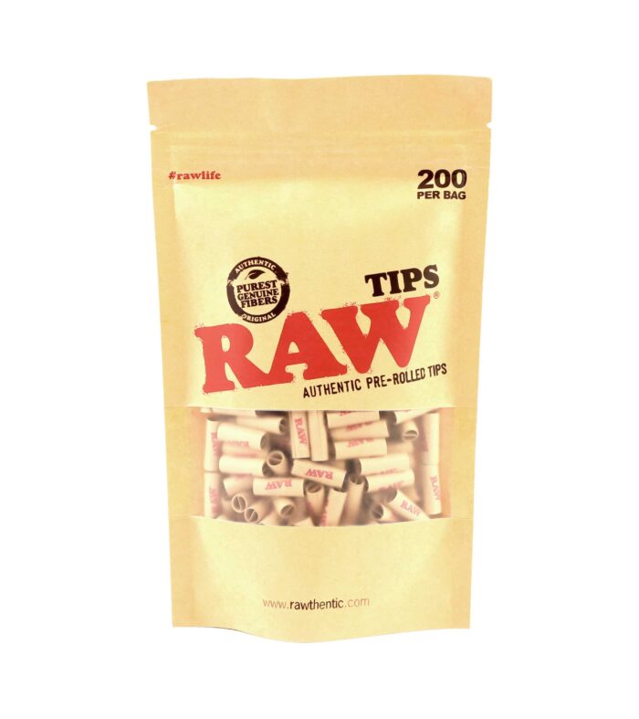 RAW | Pre Rolled - Paper Filter Tip | 200pcs