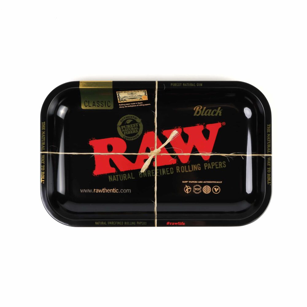RAW | Black - Rolling Tray | Small