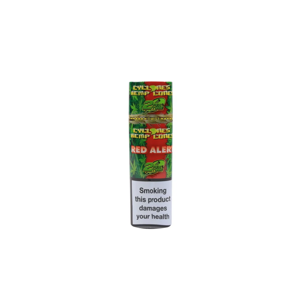 Cyclones | 2 Hemp Cones | Red