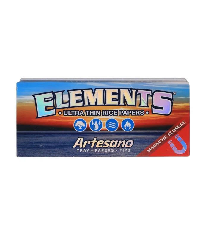 Elements | Ultra Thin Artesano - KSS Rolling Paper w/ Tip & Tray