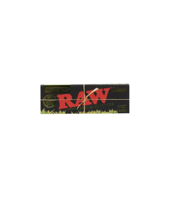 RAW | Black Organic - 1 1/4 Rolling Paper