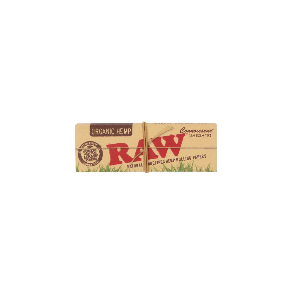 RAW | Organic Connoisseur - 1 1/4 Rolling Paper w/ Tip