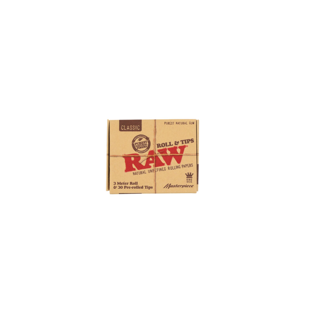 RAW | Classic Master Piece - KSS Rolling Paper w/ Pre Rolled Tip - Image 2