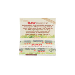 RAW | Organic - Single Wide Double Window Rolling Paper - Image 2