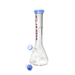 Weedstar | Classic Beaker - Glass Bong Blue - Image 3