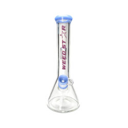 Weedstar | Classic Beaker - Glass Bong Blue - Image 4