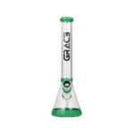 GRACE Glass Beaker Bong Green - Image 2