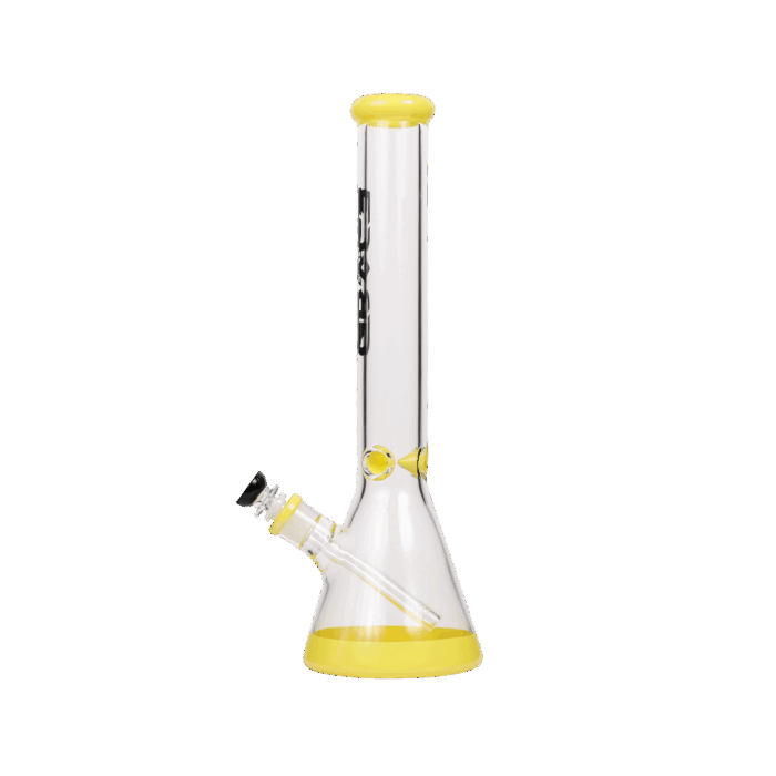 GRACE Glass Beaker Bong Yellow - Image 2
